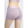 imagePOSESHE Womens Boxer Briefs 3quot Inseam Ultrasoft MicroModal AntiChafing NoRoll Boyshorts Underwear S5XLPurple  3 Inseam