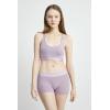 imagePOSESHE Womens Boxer Briefs 3quot Inseam Ultrasoft MicroModal AntiChafing NoRoll Boyshorts Underwear S5XLPurple  3 Inseam