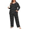 Black D Floral