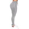 imagePOSESHE Women L5X Plus Size High Waisted Sweatpants Drawstring Jogger Pants Tapered Athletic Workout Yoga Lounge PantsC09 Light Gray