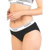 imagePOSESHE Womens MicroModal Brief Underwear Bikini Panties For Women Pack Available in Plus SizeBlack 6 Pack
