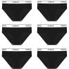 imagePOSESHE Womens MicroModal Brief Underwear Bikini Panties For Women Pack Available in Plus SizeBlack 6 Pack