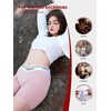 image:imagePOSESHE Boy Shorts Underwear for Women Boxer Briefs Micro Modal Boyshorts Anti Chafing 6 Inseam Lingerie Panties S5XLBeige
