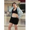 image:imagePOSESHE Boy Shorts Underwear for Women Boxer Briefs Micro Modal Boyshorts Anti Chafing 6 Inseam Lingerie Panties S5XLBlackGreyBeige Basics  3 Pack