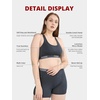 image:imagePOSESHE Boy Shorts Underwear for Women Boxer Briefs Micro Modal Boyshorts Anti Chafing 6 Inseam Lingerie Panties S5XLDeep Grey