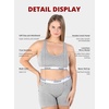 image:imagePOSESHE Boy Shorts Underwear for Women Boxer Briefs Micro Modal Boyshorts Anti Chafing 6 Inseam Lingerie Panties S5XLGrey