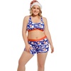 image:imagePOSESHE Boy Shorts Underwear for Women Boxer Briefs Micro Modal Boyshorts Anti Chafing 6 Inseam Lingerie Panties S5XLHoliday Print
