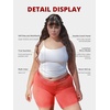 image:imagePOSESHE Boy Shorts Underwear for Women Boxer Briefs Micro Modal Boyshorts Anti Chafing 6 Inseam Lingerie Panties S5XLOrange