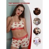 image:imagePOSESHE Boy Shorts Underwear for Women Boxer Briefs Micro Modal Boyshorts Anti Chafing 6 Inseam Lingerie Panties S5XLPassionate Love  3 Pack