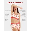 image:imagePOSESHE Boy Shorts Underwear for Women Boxer Briefs Micro Modal Boyshorts Anti Chafing 6 Inseam Lingerie Panties S5XLRed Lips