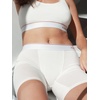 image:imagePOSESHE Boy Shorts Underwear for Women Boxer Briefs Micro Modal Boyshorts Anti Chafing 6 Inseam Lingerie Panties S5XLWhite