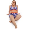 image:imagePOSESHE Womens UltraSoft Micromodal Bralettes S5XL Plus Size BraChristmas Print