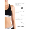 image:imagePOSESHE Womens UltraSoft Micromodal Bralettes S5XL Plus Size BraChristmas Print