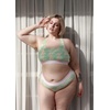 image:imagePOSESHE Womens UltraSoft Micromodal Bralettes S5XL Plus Size BraMix Print  3 PacksakuraBlue WaveLeopard