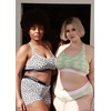 image:imagePOSESHE Womens UltraSoft Micromodal Bralettes S5XL Plus Size BraMix Print  3 PacksakuraBlue WaveLeopard