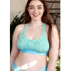 image:imagePOSESHE Womens UltraSoft Micromodal Bralettes S5XL Plus Size BraPool Blue
