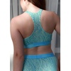image:imagePOSESHE Womens UltraSoft Micromodal Bralettes S5XL Plus Size BraPool Blue