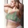 image:imagePOSESHE Womens UltraSoft Micromodal Bralettes S5XL Plus Size BraSakura Pink