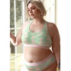 image:imagePOSESHE Womens UltraSoft Micromodal Bralettes S5XL Plus Size BraSakura Pink