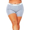 image:imagePOSESHE Boy Shorts Underwear for Women Boxer Briefs Micro Modal Boyshorts Anti Chafing 6 Inseam Lingerie Panties S5XLGrey