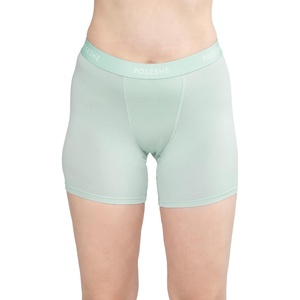 image:imagePOSESHE Boy Shorts Underwear for Women Boxer Briefs Micro Modal Boyshorts Anti Chafing 6 Inseam Lingerie Panties S5XLMint Green